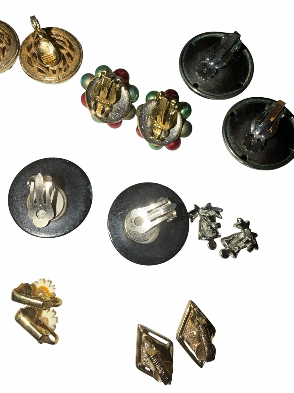 Assorted clip on earrings